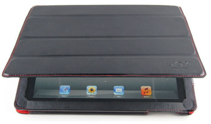 RichBoss High Quality Leather Case for The new iPad 3 - Black, OEM